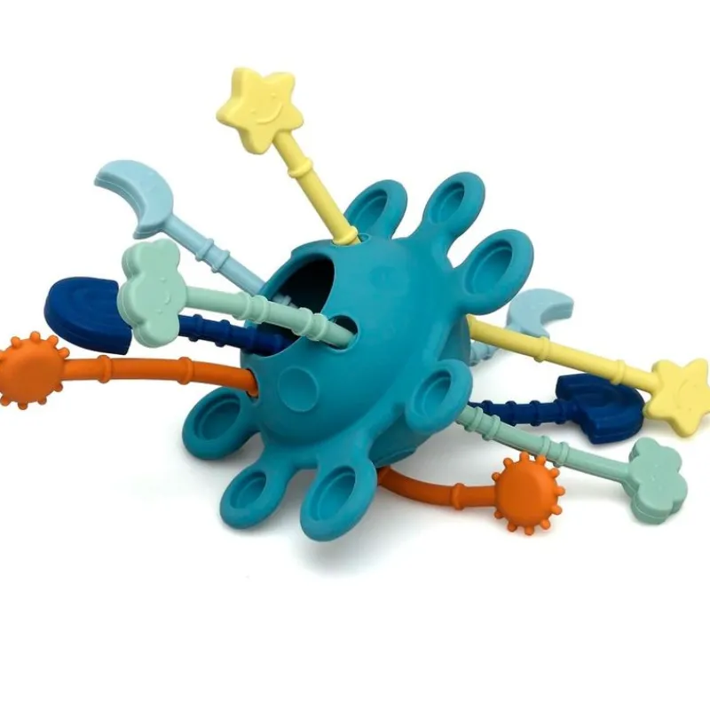 KIOKIDS Chupetes Y Dentición-Mordedor Juguete Sensorial Silicona