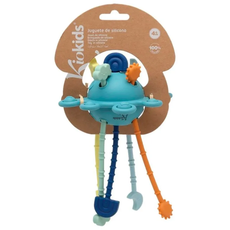 KIOKIDS Chupetes Y Dentición-Mordedor Juguete Sensorial Silicona