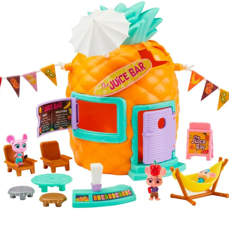 BANDAI Figuras Y Figuras De Acción-Mouse in the House Bar de Zumos Pinapple