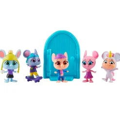 BANDAI Figuras Y Figuras De Acción-Mouse in the House Pack 5 Ratones Surtidos