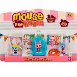 BANDAI Figuras Y Figuras De Acción-Mouse in the House Pack 5 Ratones Surtidos