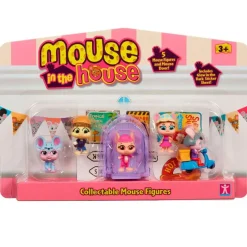 BANDAI Figuras Y Figuras De Acción-Mouse in the House Pack 5 Ratones Surtidos