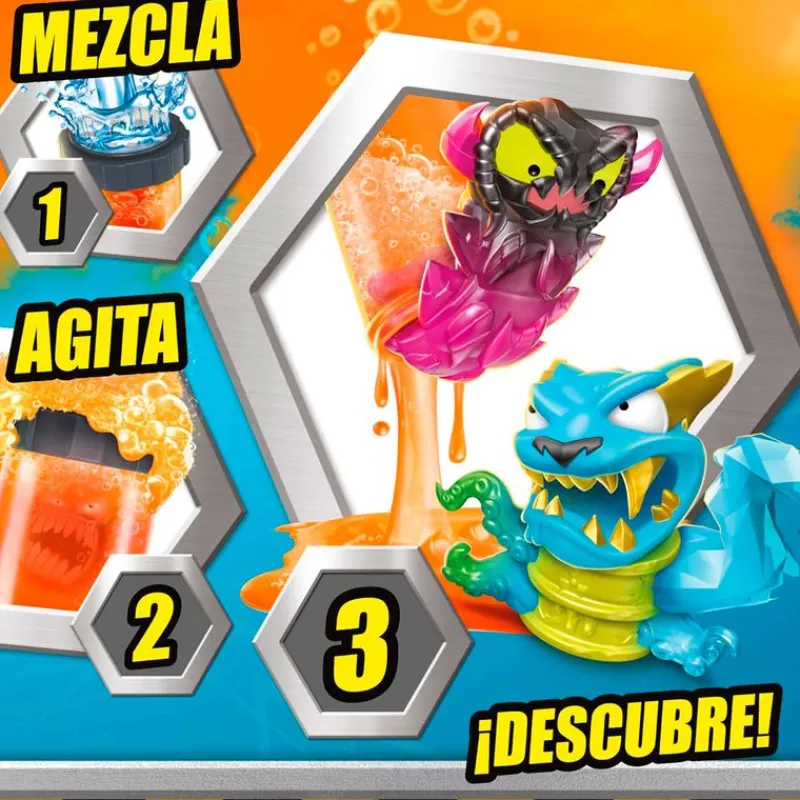 FAMOSA Figuras Y Figuras De Acción-Mr. Beast Test Tubo Pack 5 Figuras Surtido