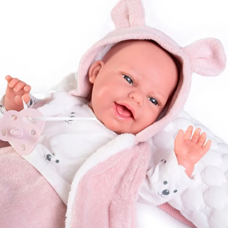 Muñeca Clara Recién Nacida Palabritas*MUÑECAS ANTONIO JUAN New