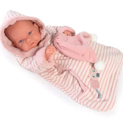 MUÑECAS ANTONIO JUAN Muñecas-Muñeca Nica Recién Nacida Saquito Invierno