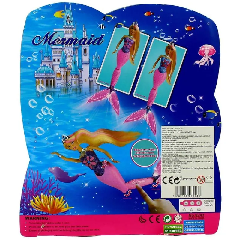 DRIM DISCOUNT Muñecas-Muñeca Sirena