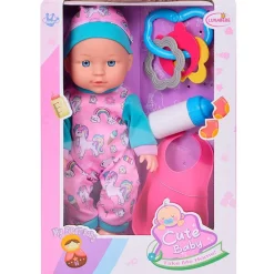 DRIM DISCOUNT Muñecas-Muñeco Bebé 30 cm con Accesorios