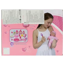 DRIM DISCOUNT Muñecas-Muñeco Bebé con Sonido Rosa