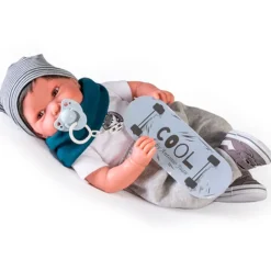 Muñeco Bebé Recién Nacido Pipo Skater*MUÑECAS ANTONIO JUAN Hot