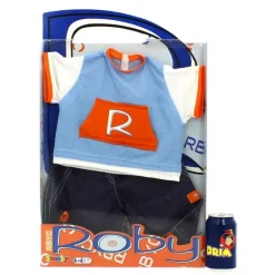 SMOBY Muñecas-Muñeco Roby Conjunto Camiseta Azul y Pantalón Tejano