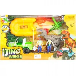 DRIM DISCOUNT Figuras Y Figuras De Acción-Mundo Animal Pack Rescate Dinosaurio