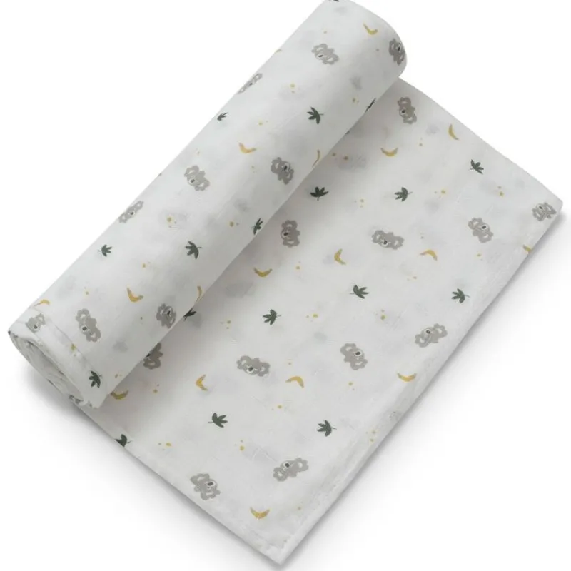 Muselina 120*120 bambu Koala boy Gris*INTERBABY Discount