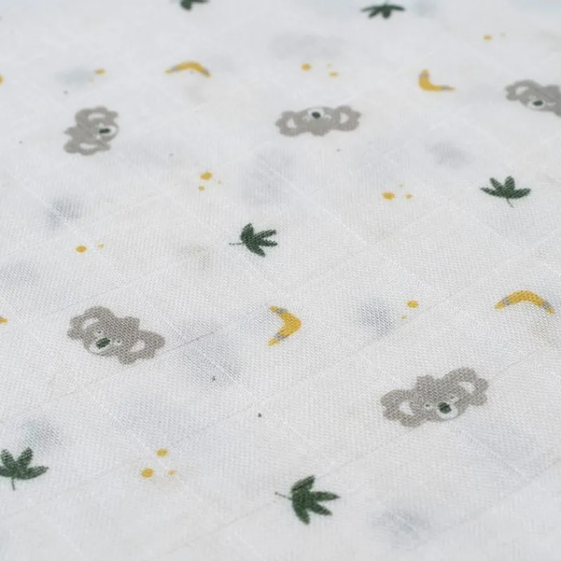 Muselina 120*120 bambu Koala boy Gris*INTERBABY Discount