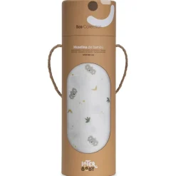 Muselina 120*120 bambu Koala boy Gris*INTERBABY Discount