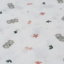 Muselina 120*120 bambu Koala Rosa*INTERBABY Outlet