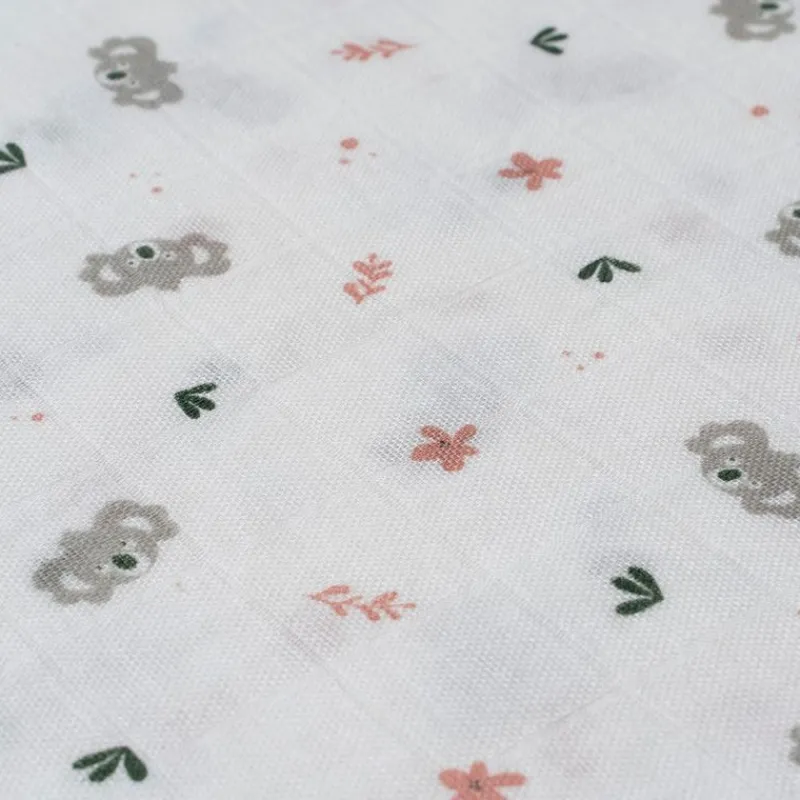 Muselina 120*120 bambu Koala Rosa*INTERBABY Outlet