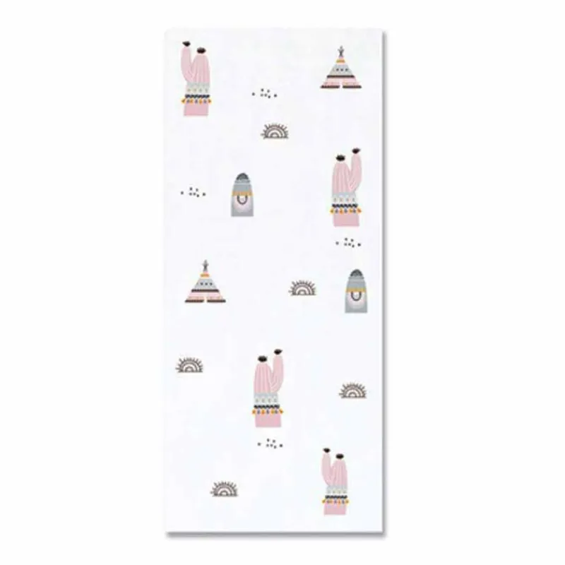 PIRULOS Ropa De Cuna-Muselina Bambú Cactus Rosa