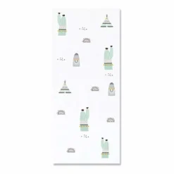 PIRULOS Ropa De Cuna-Muselina Bambú Cactus Verde