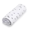 BABYCLIC Ropa De Cuna-Muselina Bambú Fish Blanco