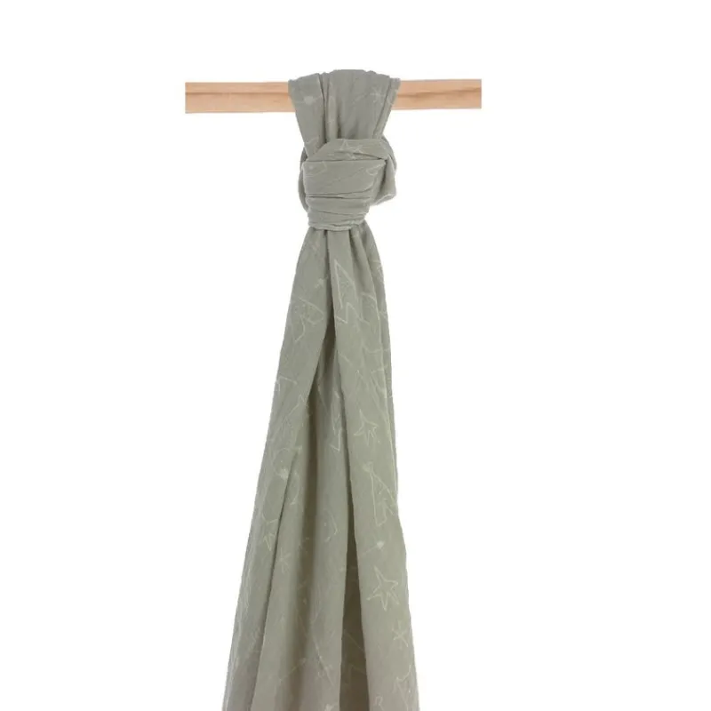 PIRULOS Ropa De Cuna-Muselina Bambú 120x120 cm Tipi Blanco