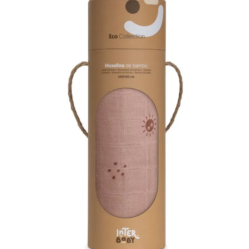 Muselina bambu 120*120 Duende del polvo Marron*INTERBABY Sale