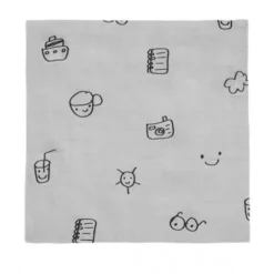 PETIT PRAIA Ropa De Cuna-Muselina de Bambú 120x120 Summer