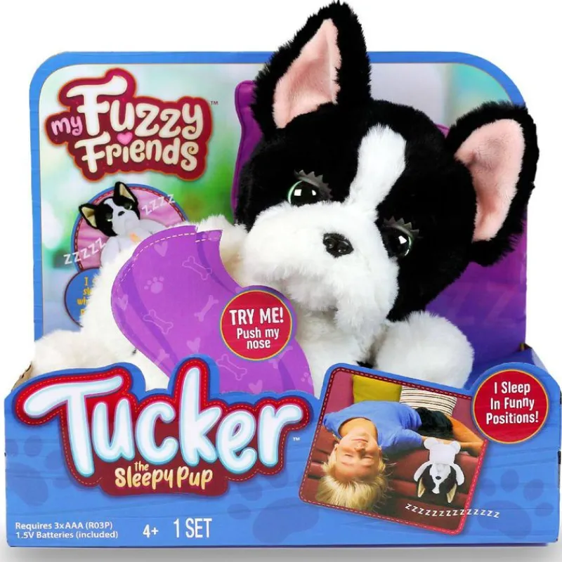 FAMOSA Electrónicos-My Fuzzy Friends Tucker el Perrito Dormilón