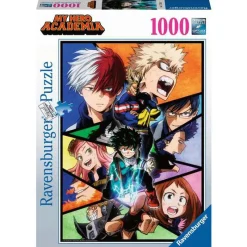 RAVENSBURGER Puzzles De 501 A 1000 Piezas|Puzzles Y Construcciones-My Hero Academia Puzzle 1000 Piezas