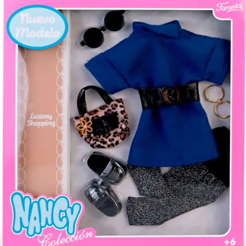 FAMOSA Muñecas-Nancy Colección Pack Luxury Shopping