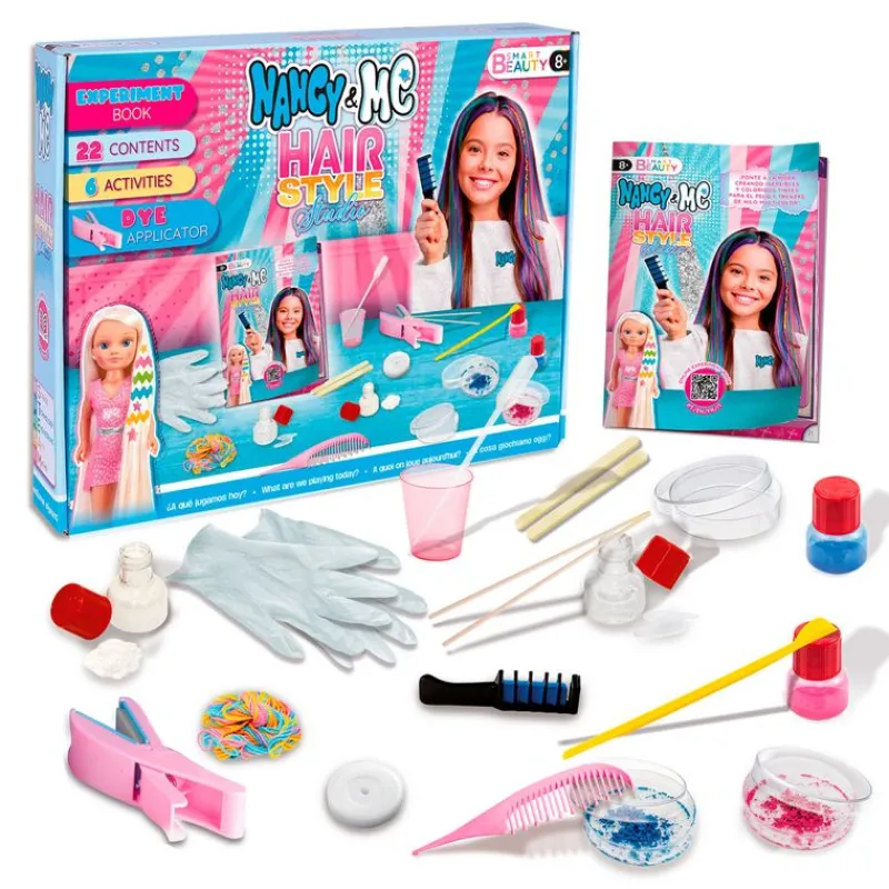 FAMOSA Juegos Y Juguetes De Imitación-Nancy Hair Studio Tintes para Cabello