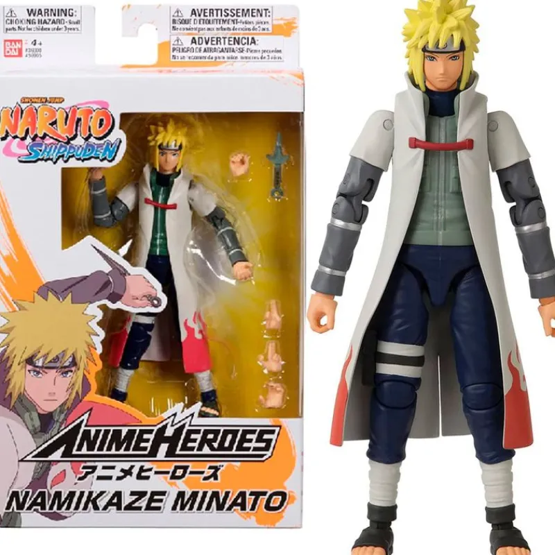 BANDAI Figuras Anime-Naruto Shippuden Anime Heroes Figura Minato