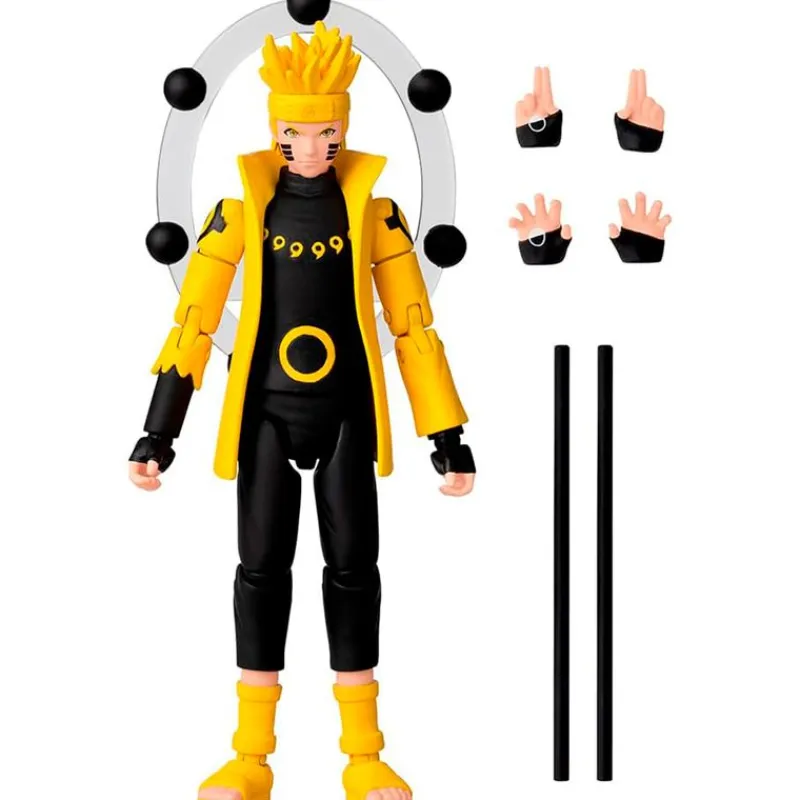 BANDAI Figuras Anime-Naruto Shippuden Anime Heroes Naruto Modo Six Path