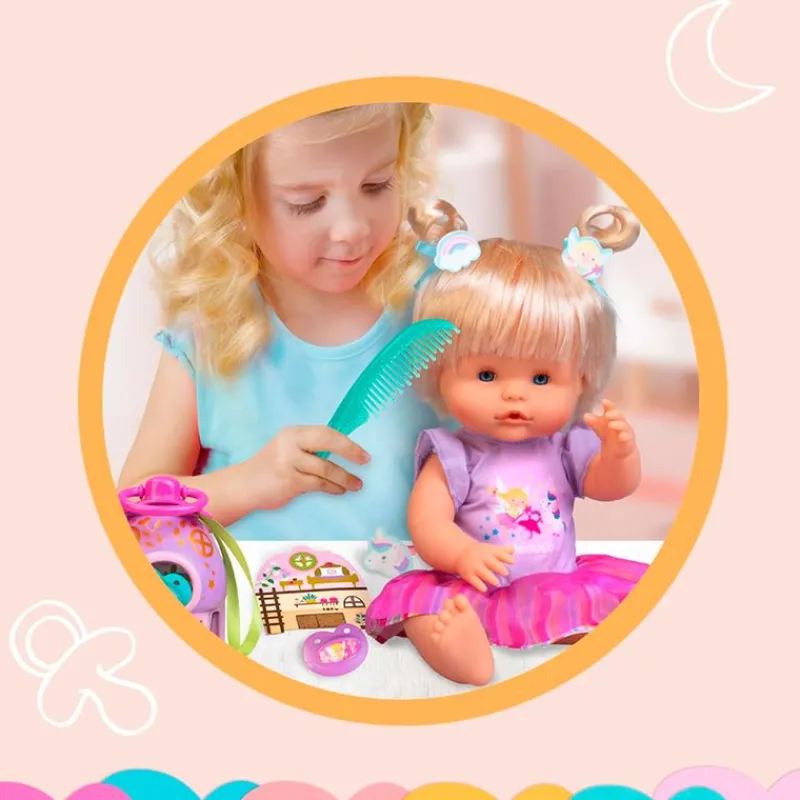 FAMOSA Muñecas-Nenuco Chupetes de Hadas Muñeca Bebé