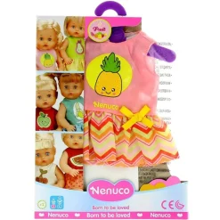 FAMOSA Muñecas-Nenuco Ropita con Percha Surtida