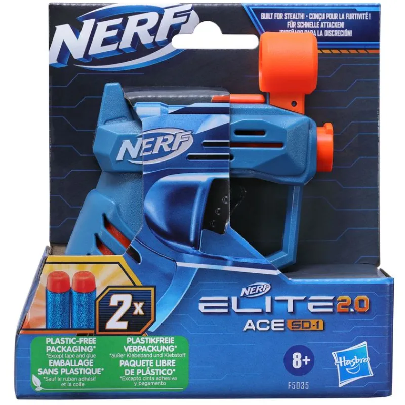 HASBRO Juegos Y Juguetes De Imitación-Nerf Elite 2.0 Lanzador ACE SD-1