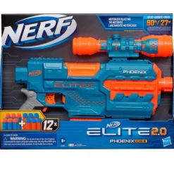 HASBRO Juegos Y Juguetes De Imitación-Nerf Elite 2.0 Phoenix CS-6 Lanzador Motorizado