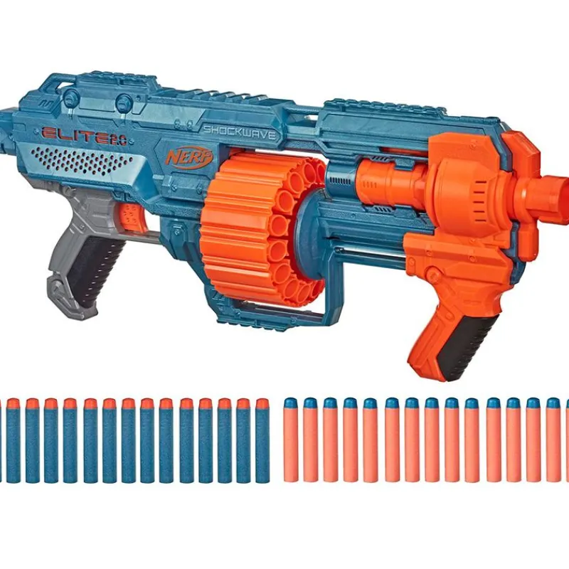 HASBRO Juegos Y Juguetes De Imitación-Nerf Elite 2.0 Shockwave RD-15