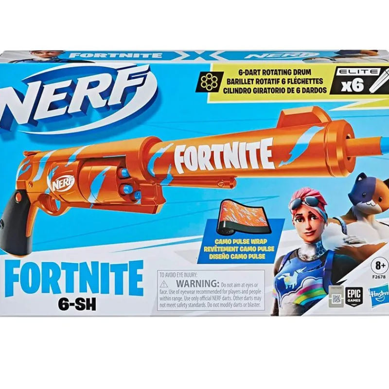 HASBRO Juegos Y Juguetes De Imitación-Nerf Fortnite Lanzador 6-SH