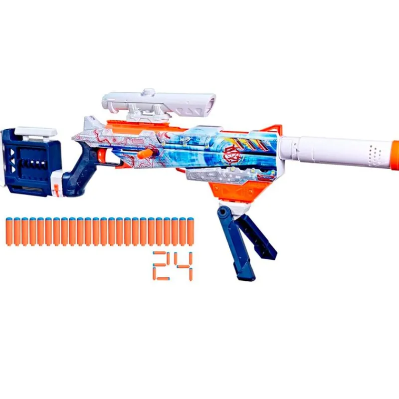 HASBRO Juegos Y Juguetes De Imitación-Nerf Loadout Lanzador Arctic Zerostriker