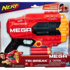HASBRO Juegos Y Juguetes De Imitación-Nerf Mega Lanzador Tri Break