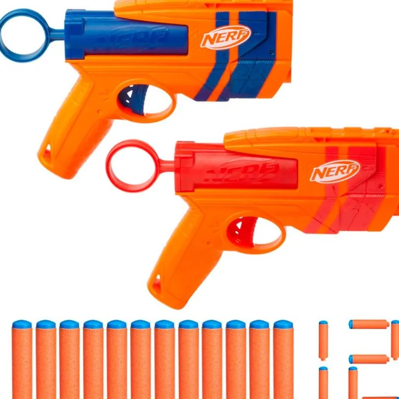HASBRO Juegos Y Juguetes De Imitación-Nerf N Series Duo Pack Lanzadores