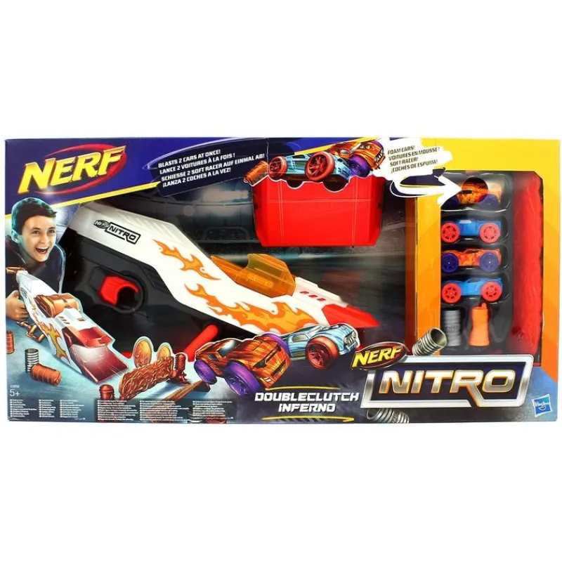 HASBRO Juegos Y Juguetes De Imitación-Nerf Nitro Doubleclutch Inferno