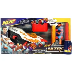 HASBRO Juegos Y Juguetes De Imitación-Nerf Nitro Doubleclutch Inferno