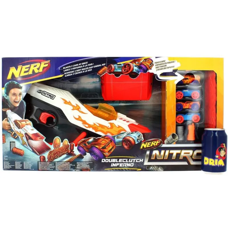 HASBRO Juegos Y Juguetes De Imitación-Nerf Nitro Doubleclutch Inferno