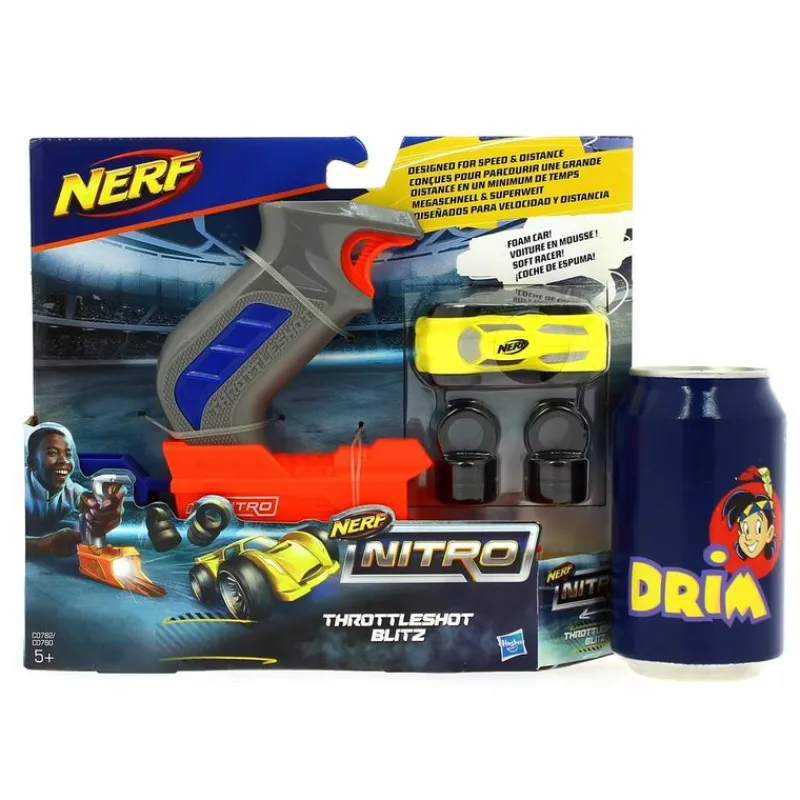 Nerf Nitro Throttleshot Blitz Gris*HASBRO Clearance