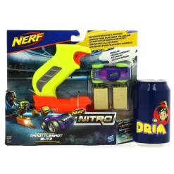 HASBRO Juegos Y Juguetes De Imitación-Nerf Nitro Throttleshot Blitz Amarillo