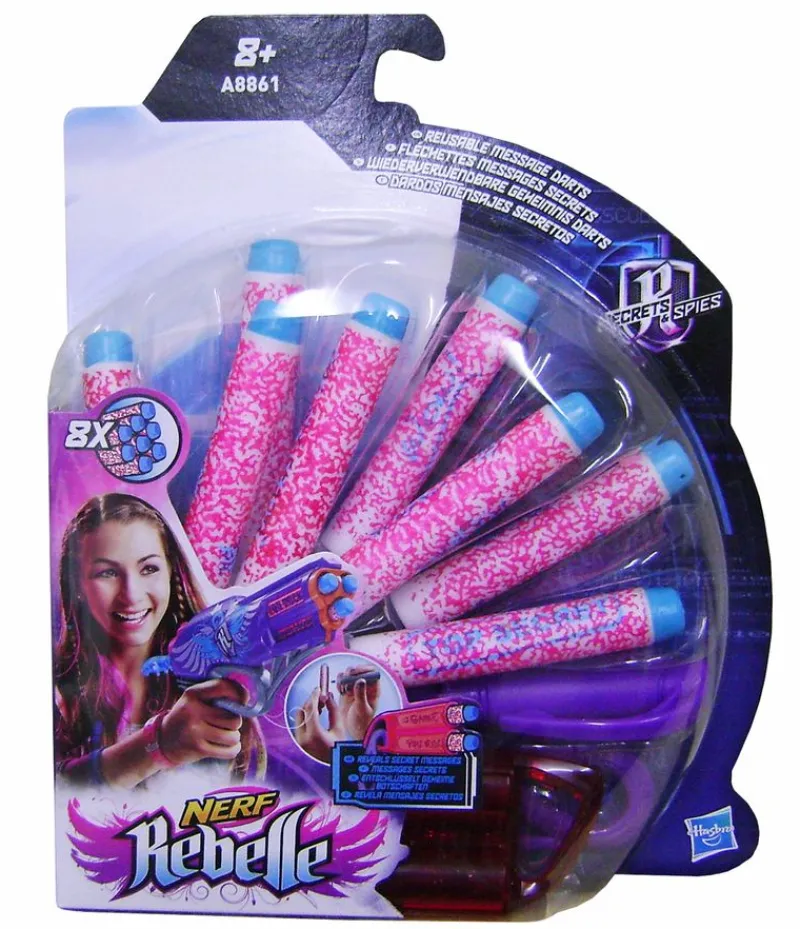 HASBRO Juegos Y Juguetes De Imitación-Nerf Rebelle Dardos Secrets Spies