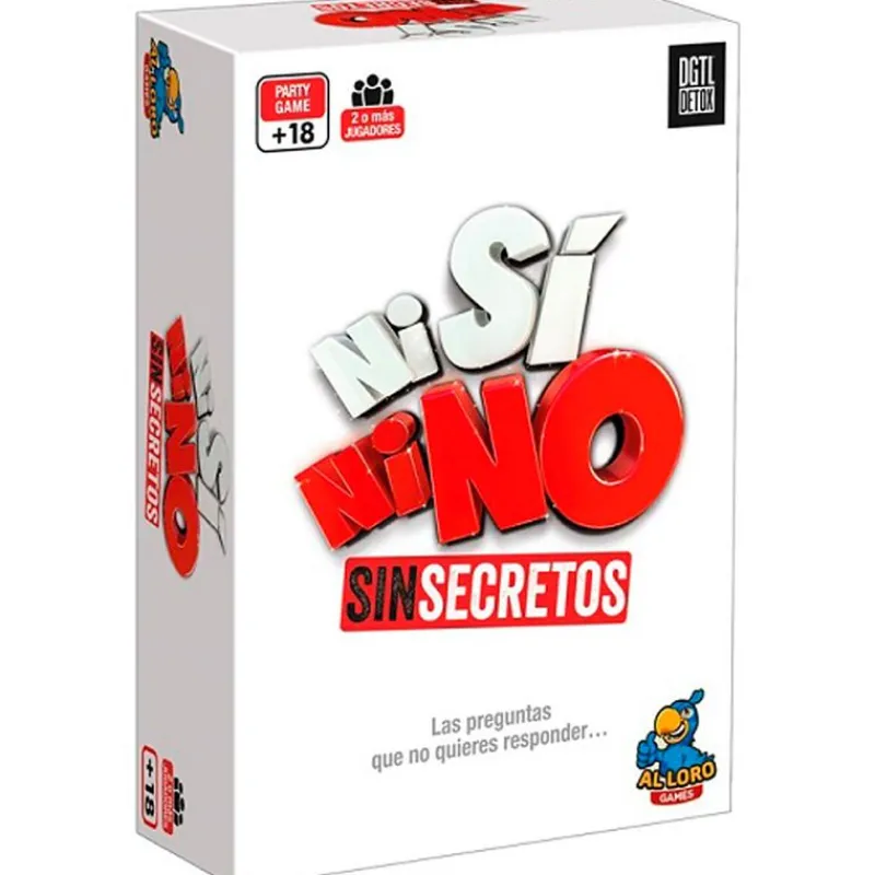 LÚDILO Juegos Para Adultos-Ni Sí Ni No Sin Secretos +18