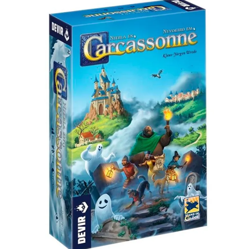 Niebla en Carcassonne Juego Mesa*DEVIR Hot