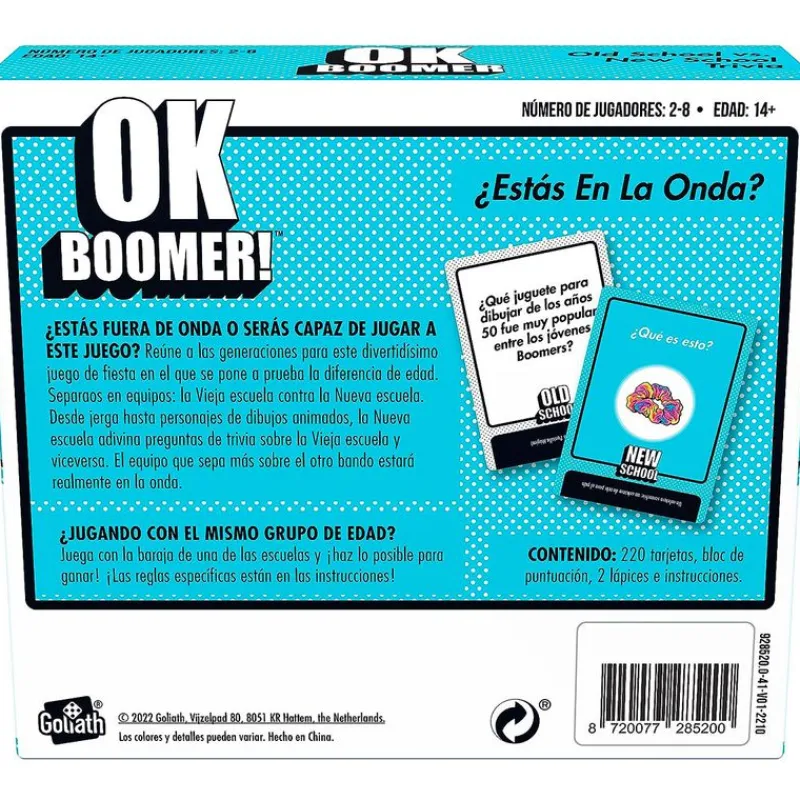 OK Boomer Juego Cartas*GOLIATH New